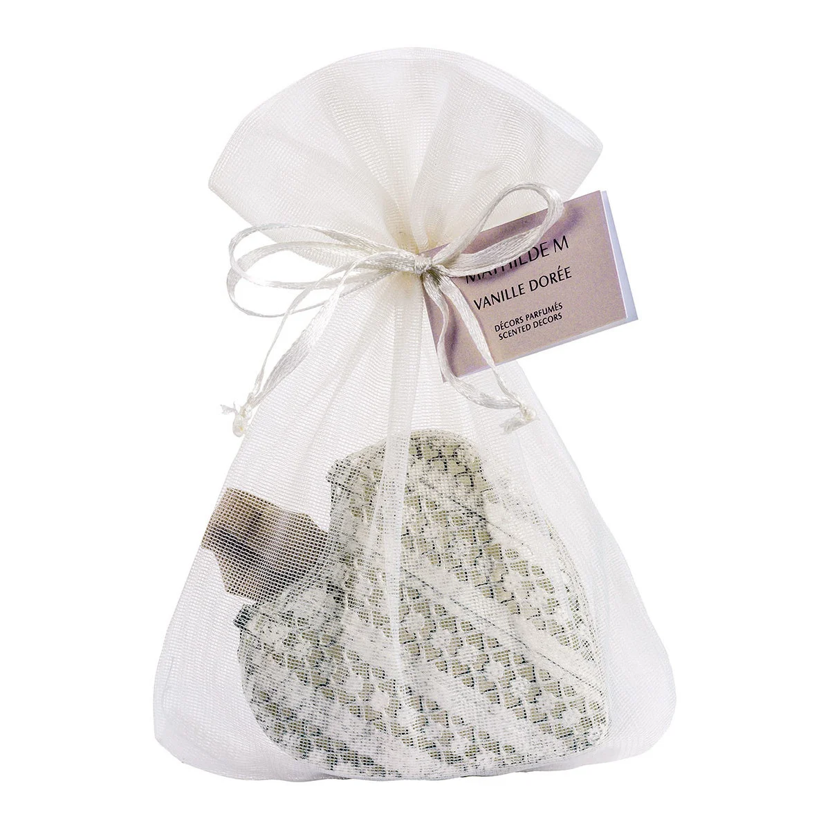 BOITE COEUR ET DECOR PARFUME VANILLE DOREE – Image 2