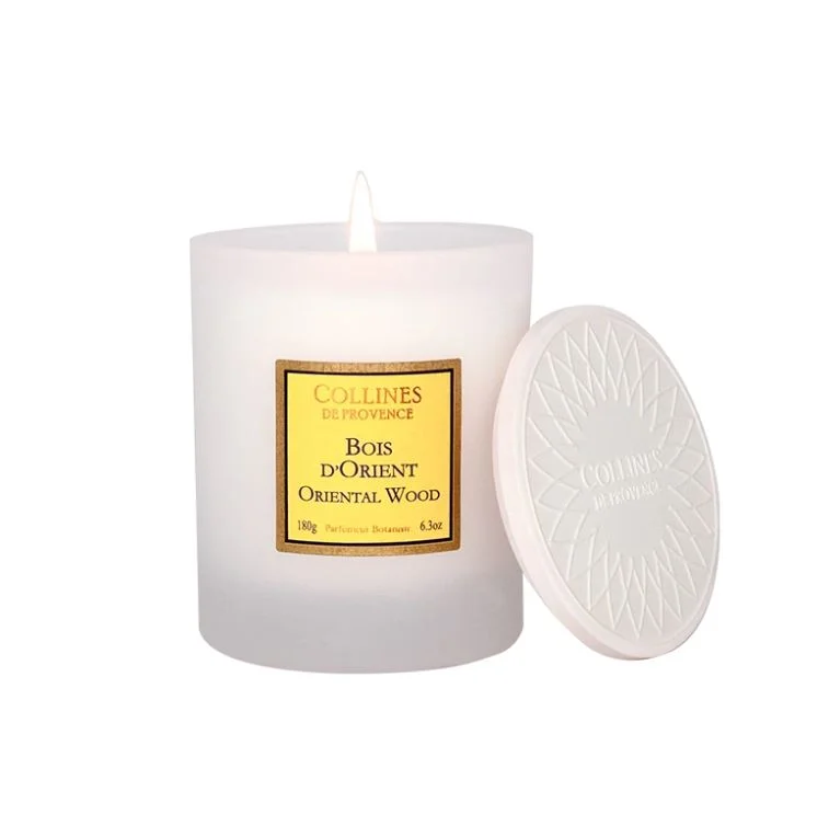 BOUGIE PARFUMEE BOIS D’ORIENT 180GR ARTISANALE – Image 4