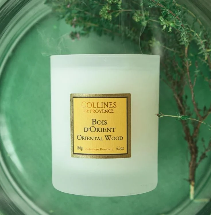 BOUGIE PARFUMEE BOIS D’ORIENT 180GR ARTISANALE – Image 2