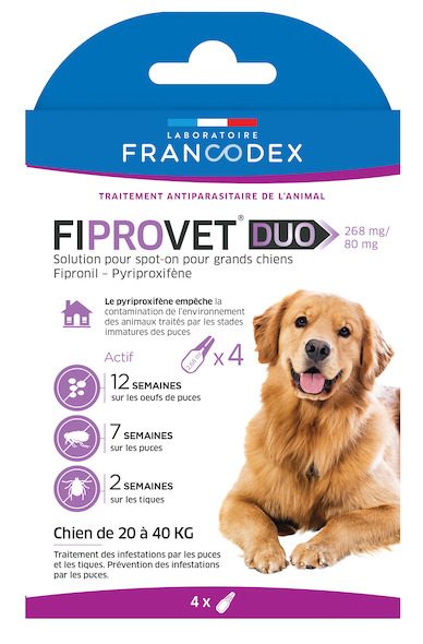 FIPROVET DUO – Spot-on – Francodex